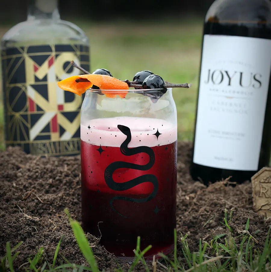 Hauntingly Delicious: Red Moon Over Manhattan Non-Alcoholic Cocktail